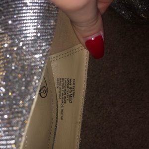 Gold Glittery Pumps